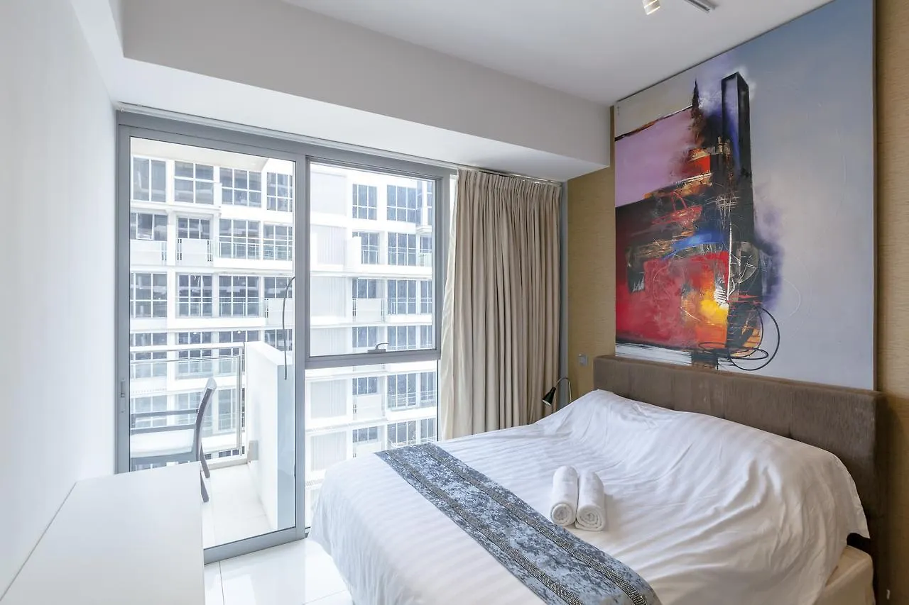 Lägenhet K Suites Tanjongpagar Cbd Ocean View Singapore
