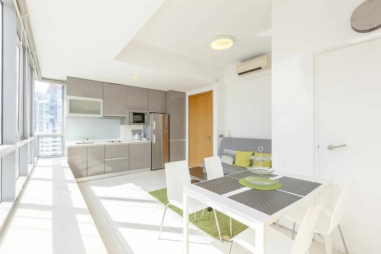 Lägenhet K Suites Tanjongpagar Cbd Ocean View Singapore