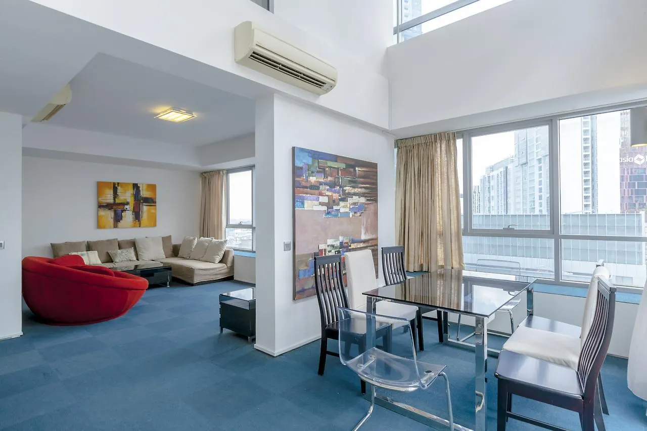 Lägenhet K Suites Tanjongpagar Cbd Ocean View Singapore