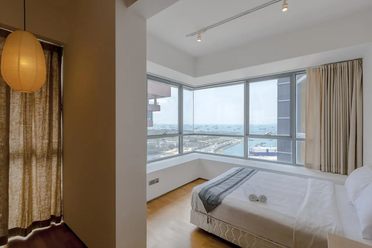Lägenhet K Suites Tanjongpagar Cbd Ocean View Singapore Singapore