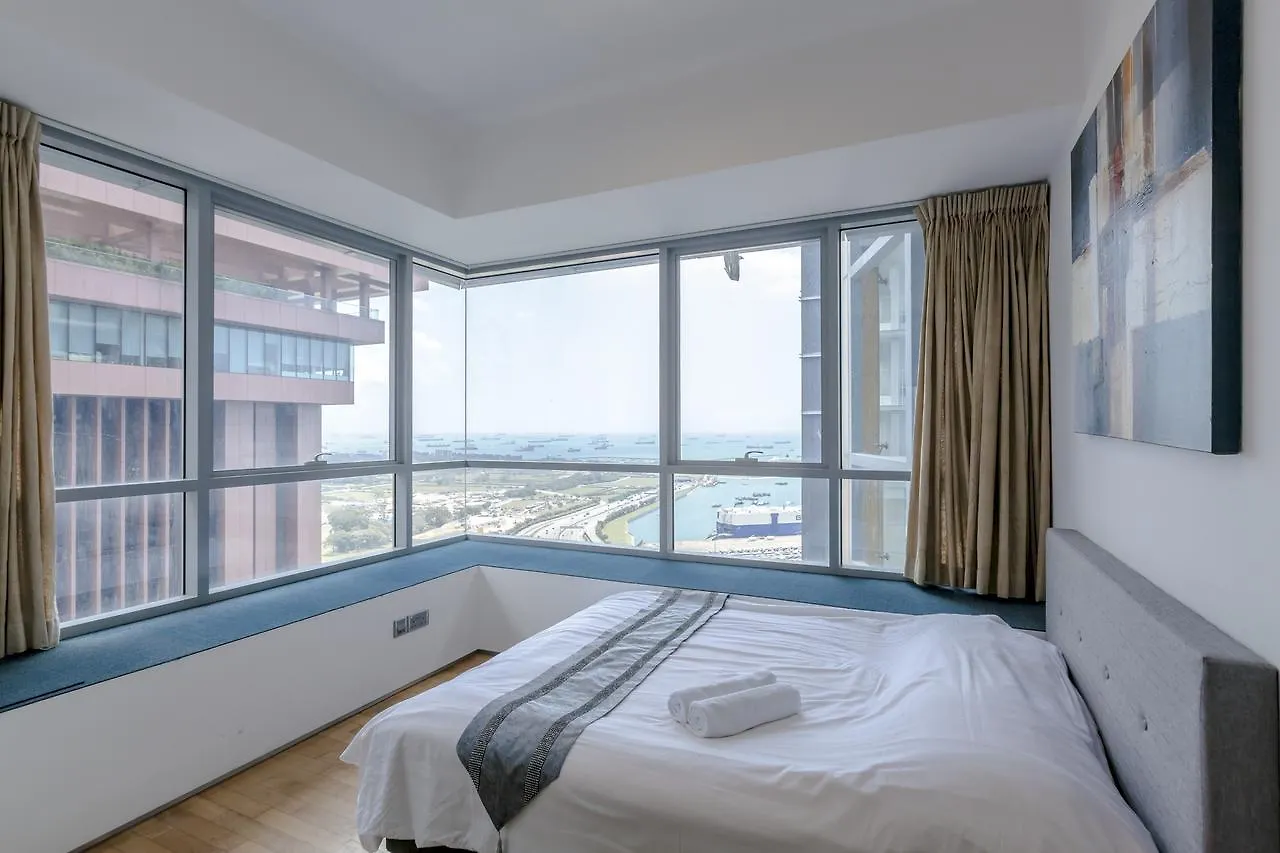 K Suites Tanjongpagar Cbd Ocean View Singapore Lägenhet