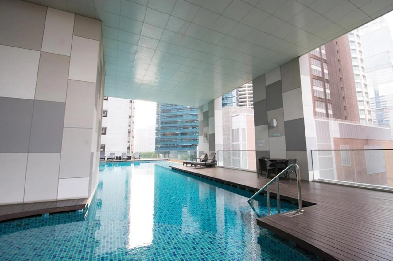 Lägenhet K Suites Tanjongpagar Cbd Ocean View Singapore Singapore